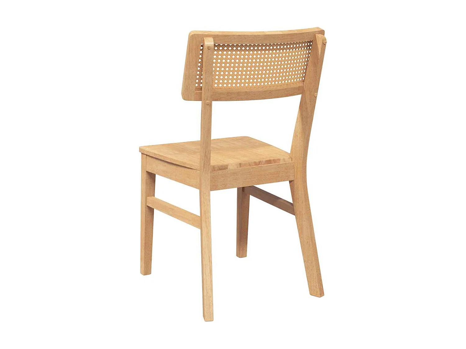 Sillas de comedor 2 piezas madera maciza de caucho