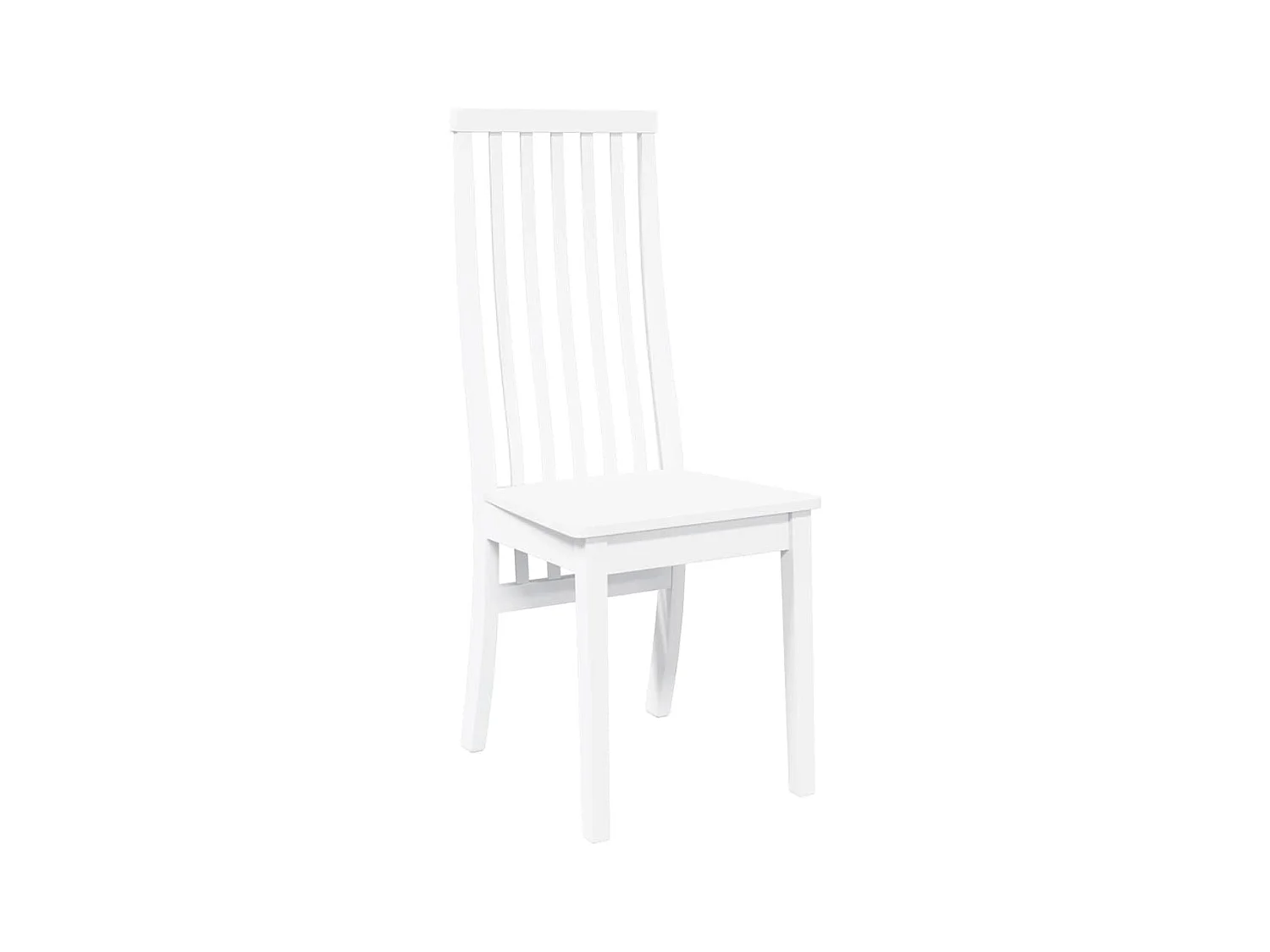 Sillas de comedor 2 piezas madera maciza de caucho blanco