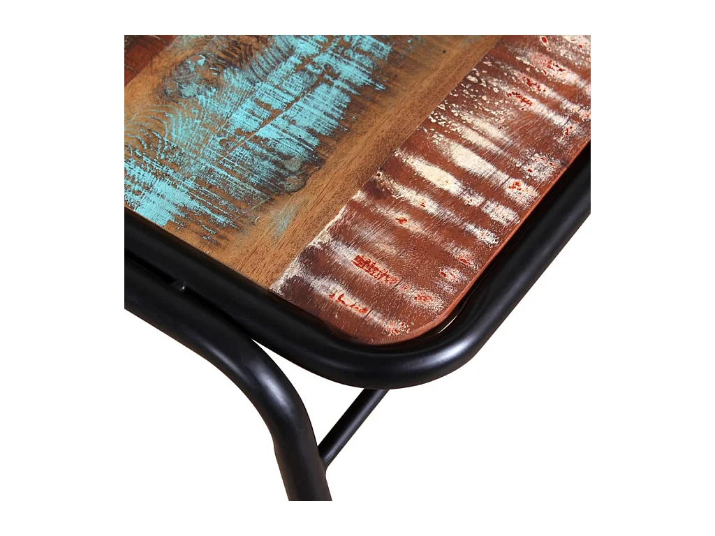 Chaises à manger lot de 2 bois de récupération massif