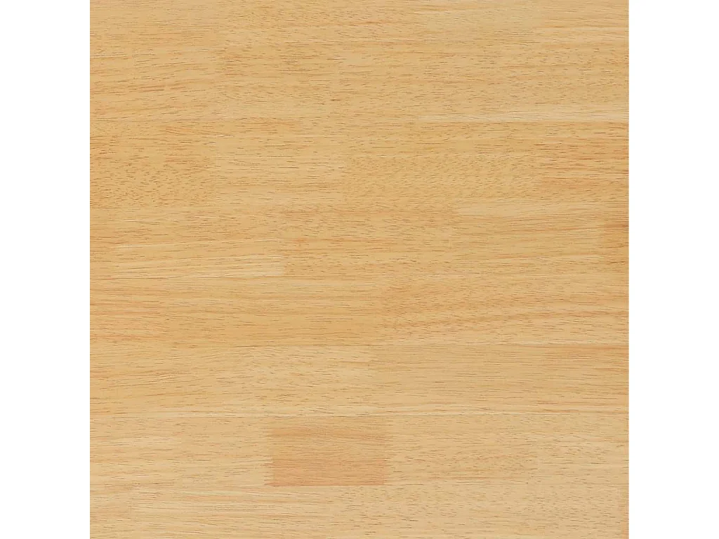 Chaises à manger 2 pcs blanc bois massif caoutchouc