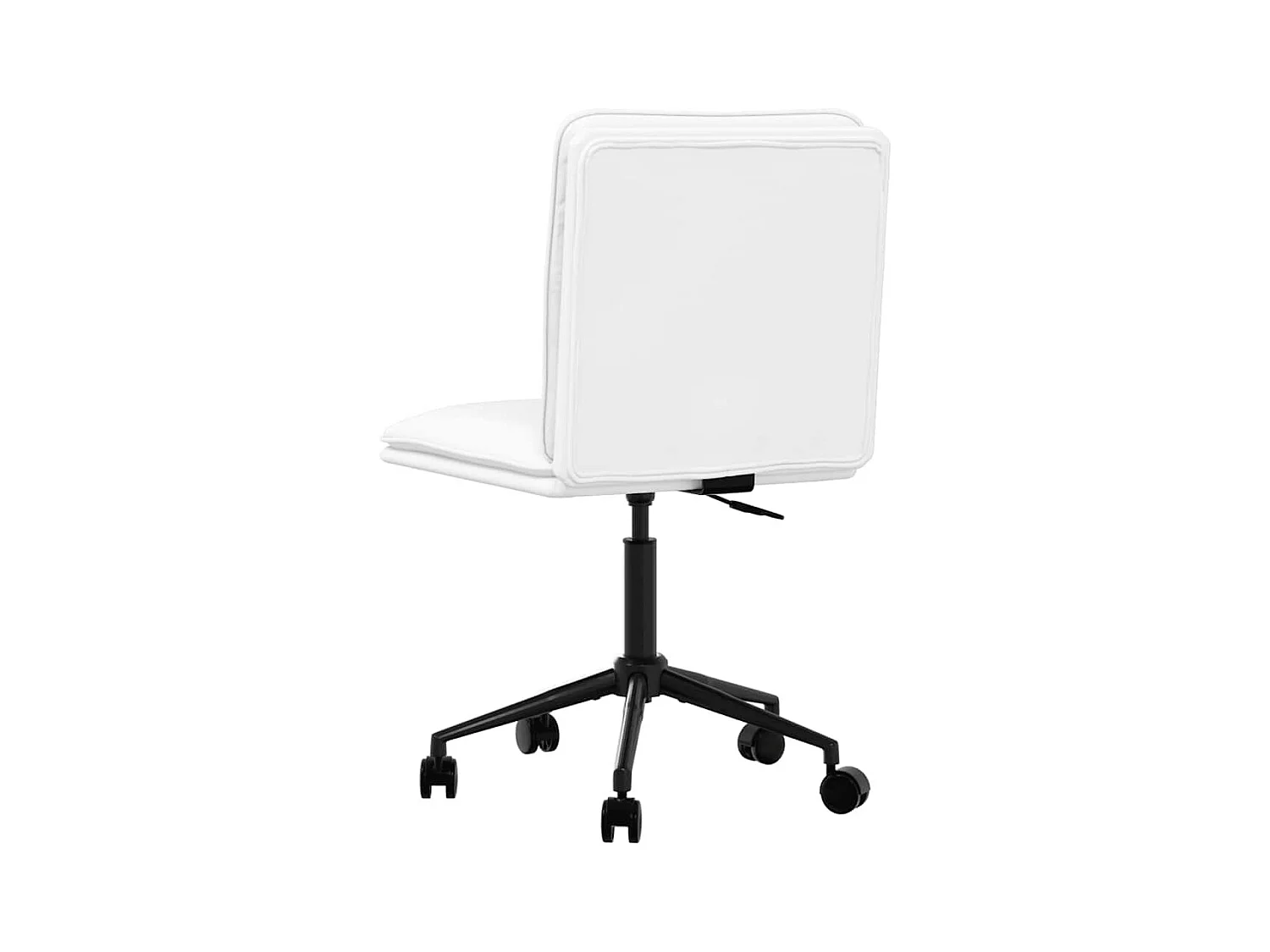 Chaises à manger lot de 2 blanc similicuir