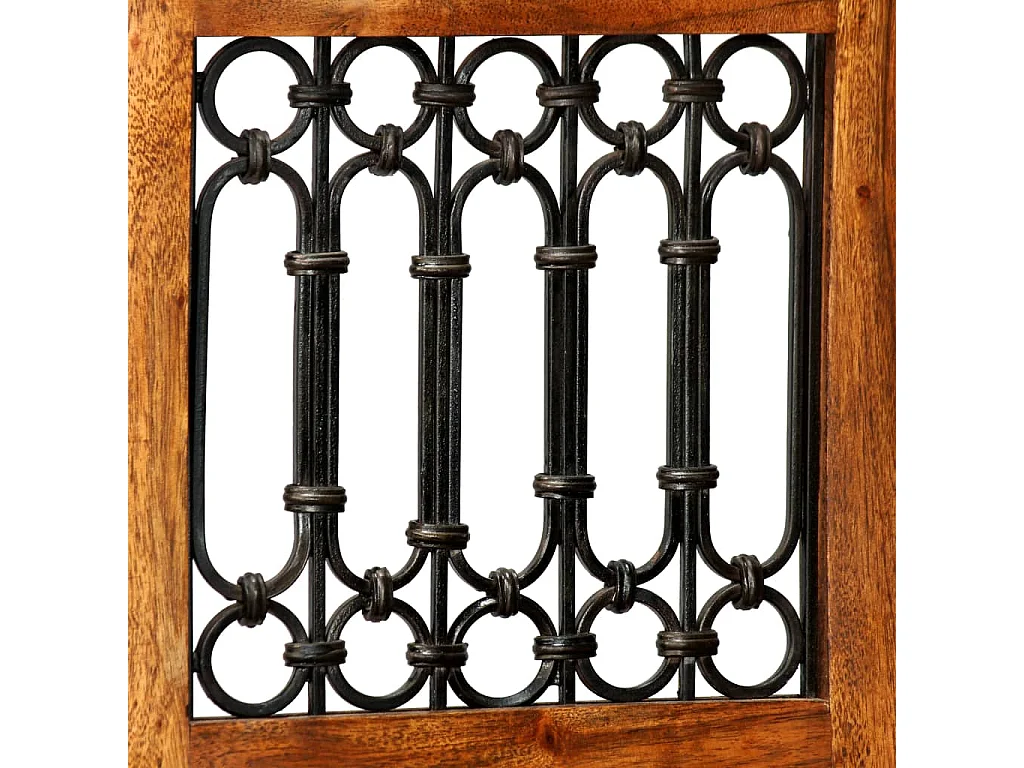 Juego de 4 sillas de comedor de madera maciza clásicas