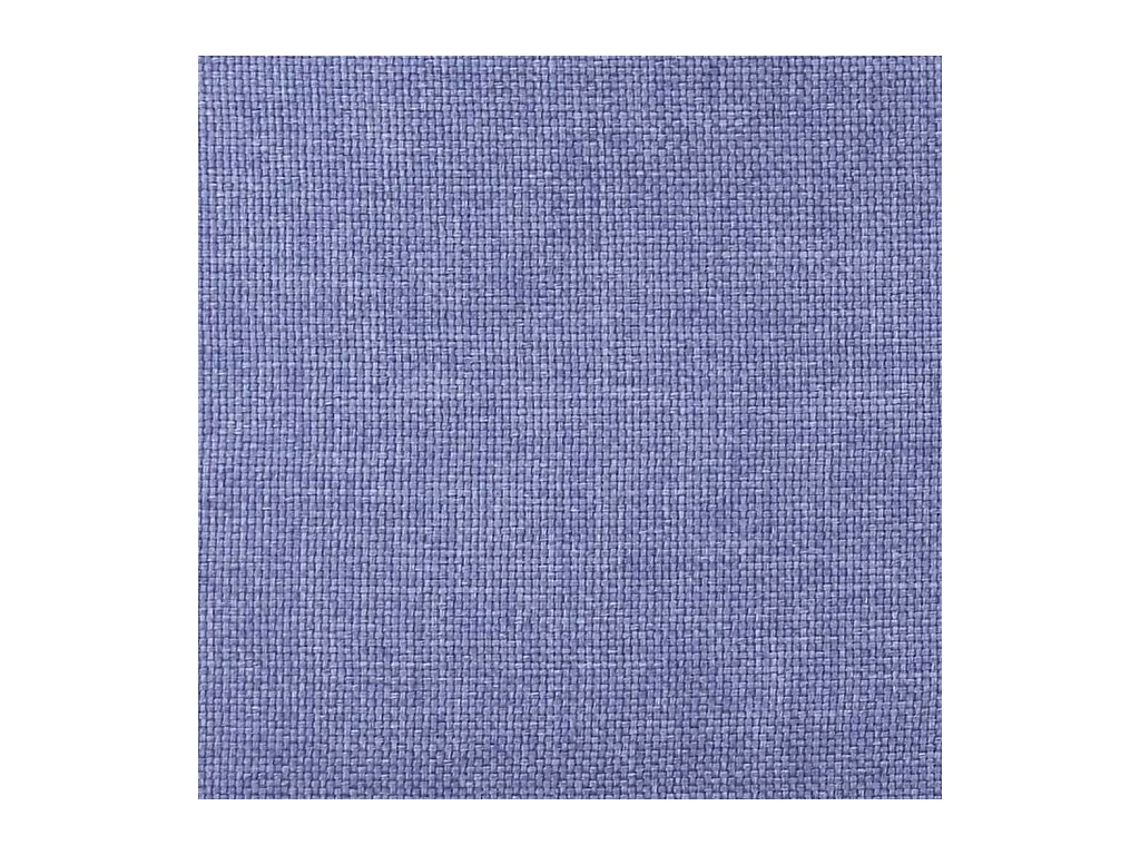 Chaises à manger lot de 2 bleu jean tissu