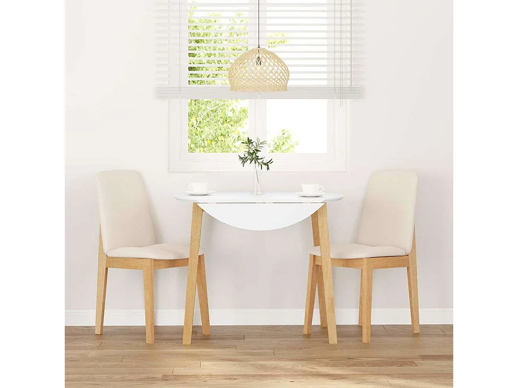 Chaises à manger coussins 2 pcs bois massif caoutchouc