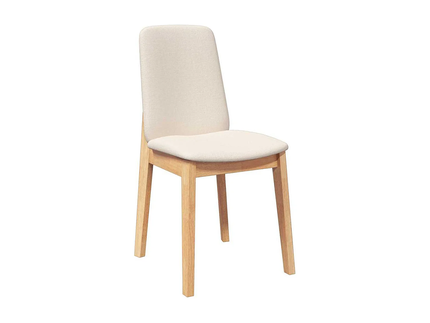 Chaises à manger coussins 2 pcs bois massif caoutchouc