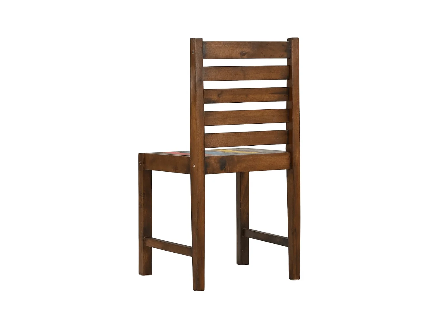 Chaises à manger lot de 4 bois de récupération solide