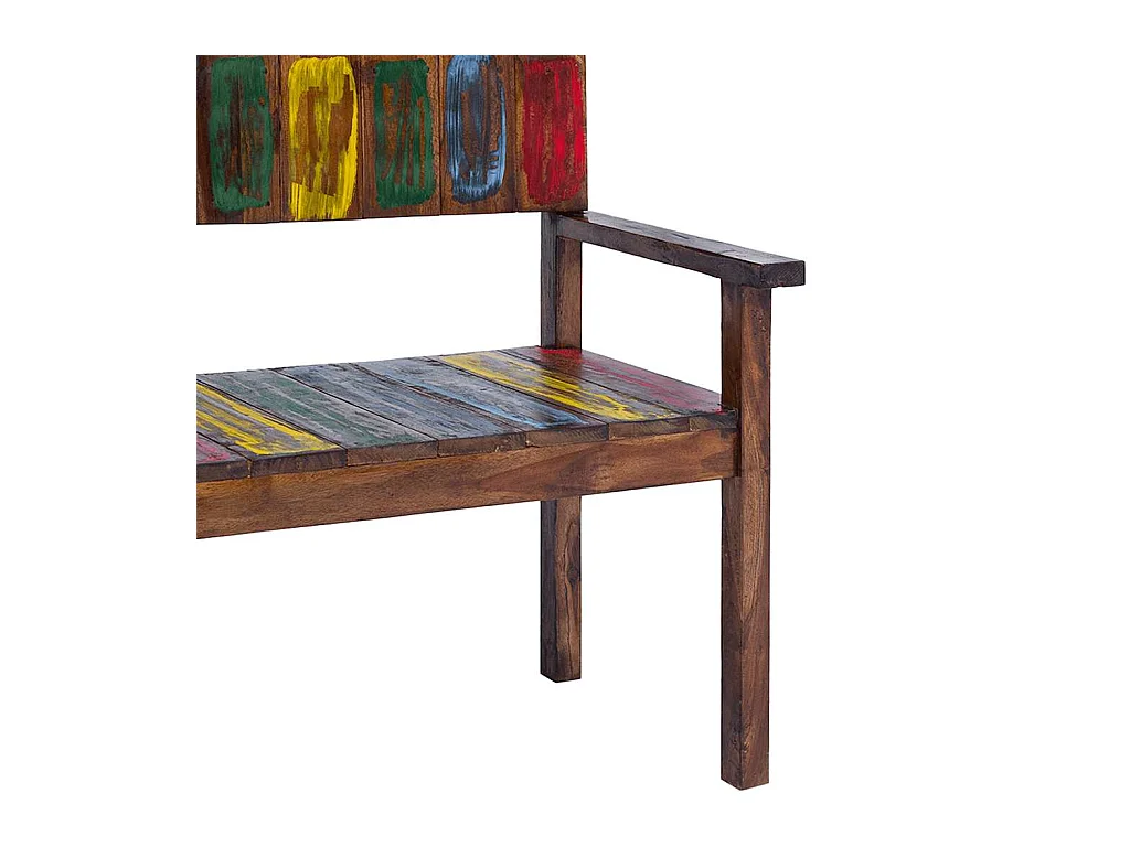 Chaises à manger lot de 4 bois de récupération solide