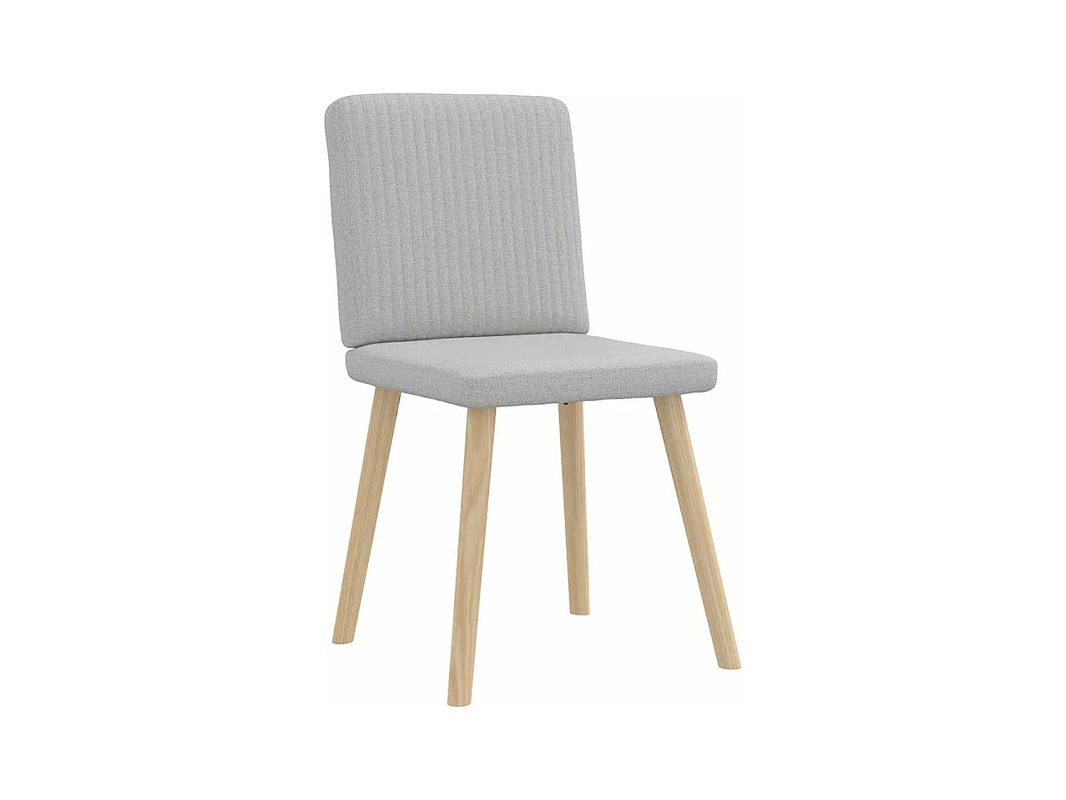 Eetkamerstoelen set van 2 wolkengrijze stof