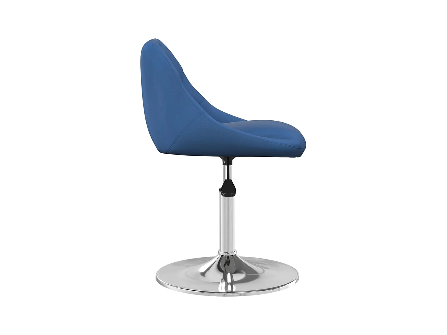 Chaises pivotantes à manger lot de 2 Bleu Velours