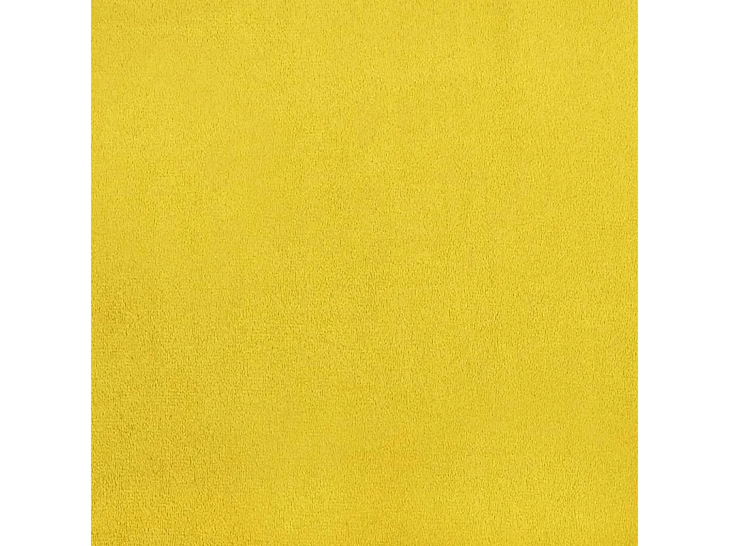 Chaises à manger lot de 2 Jaune moutarde Velours