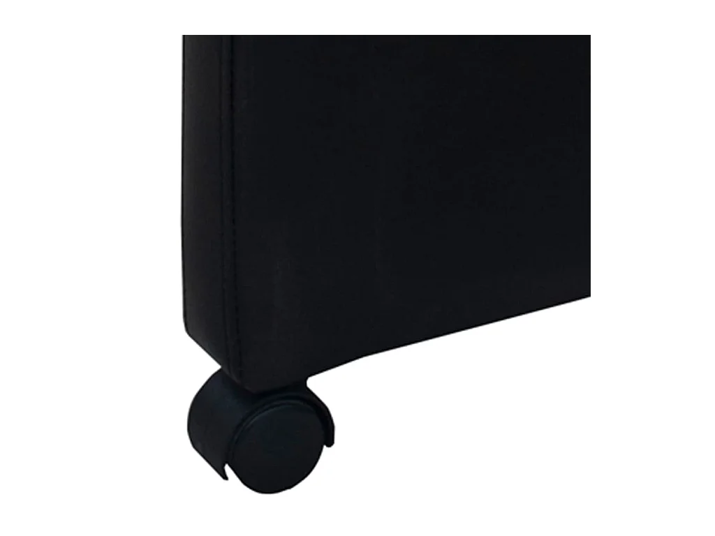 Eetkamerstoelen set van 4 zwart imitatieleer