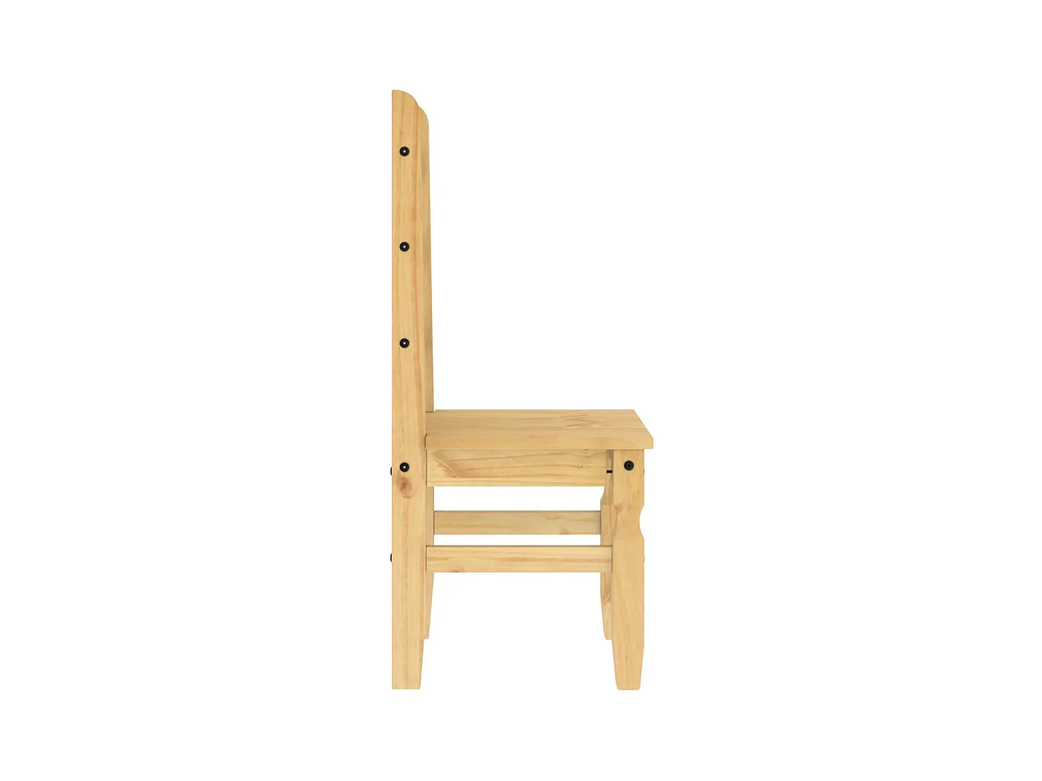 Chaises à manger lot de 2 Corona 42x47x107cm bois massif de pin