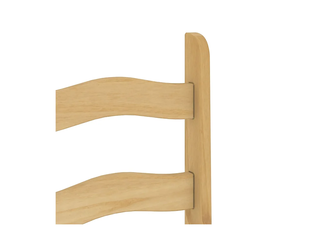 Chaises à manger lot de 2 Corona 42x47x107cm bois massif de pin