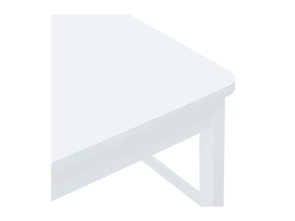 Chaises à manger 2 pcs blanc bois massif caoutchouc