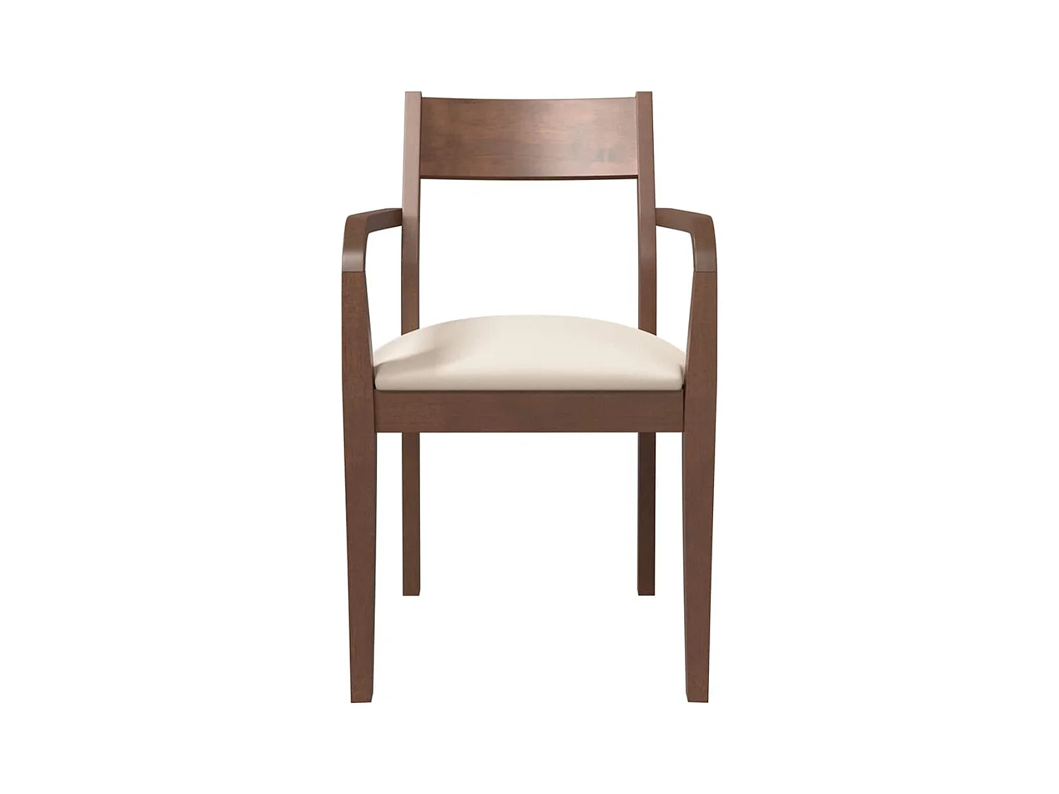 Chaises à manger coussins 2 pcs marron bois massif caoutchouc