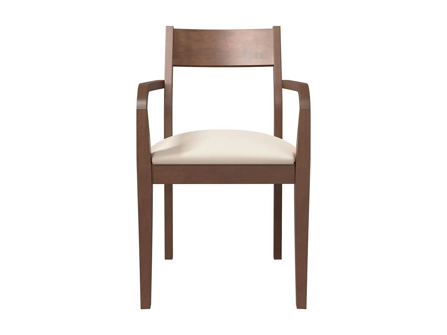 Chaises à manger coussins 2 pcs marron bois massif caoutchouc