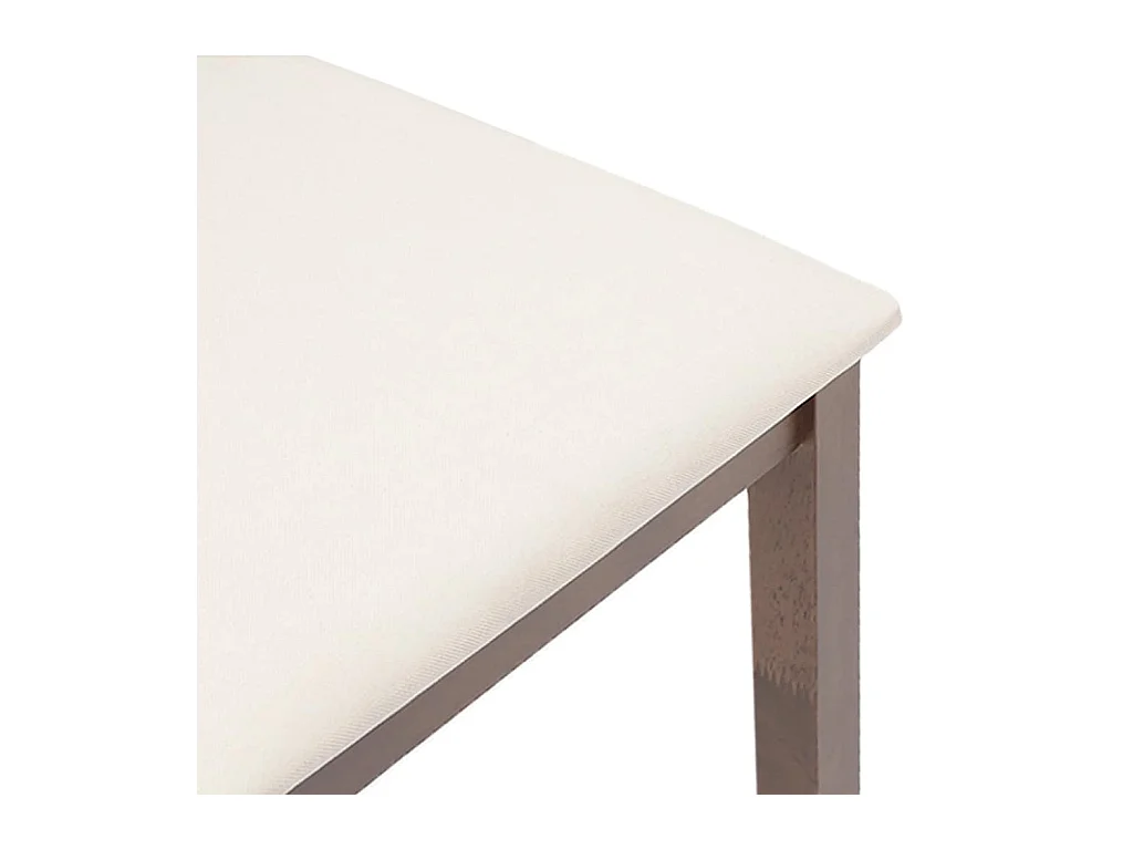 Cuscini per sedie da pranzo 2 pezzi in legno massello marrone e gomma