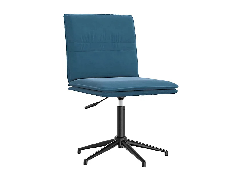 Chaise à manger Bleu Velours