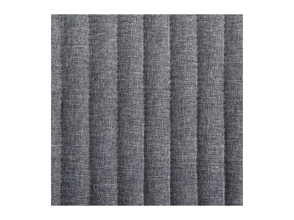 Set di 4 sedie da pranzo in tessuto grigio scuro