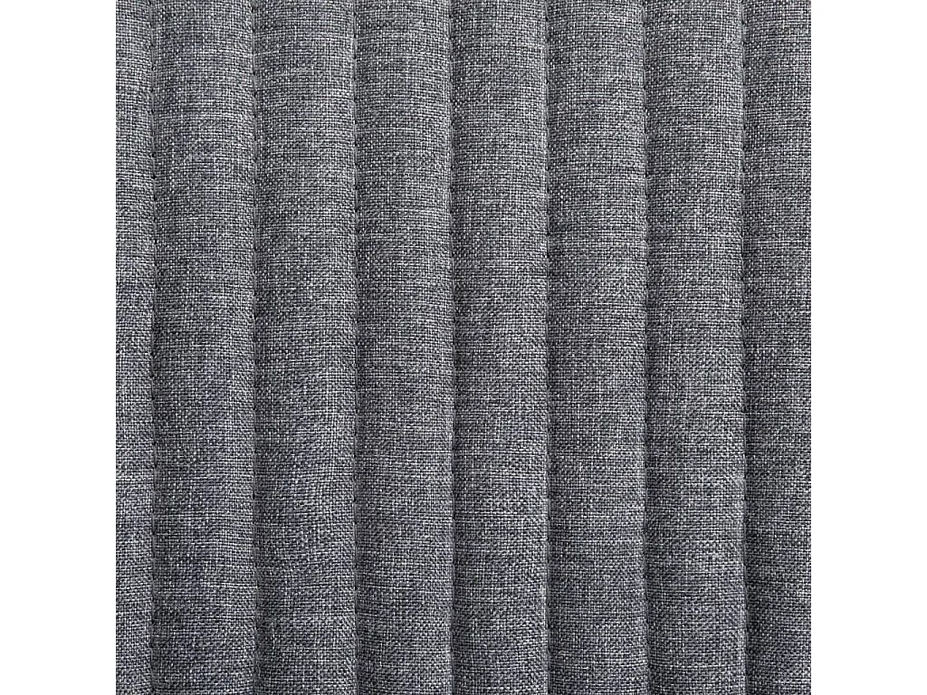Juego de 4 sillas de comedor de tela gris oscuro