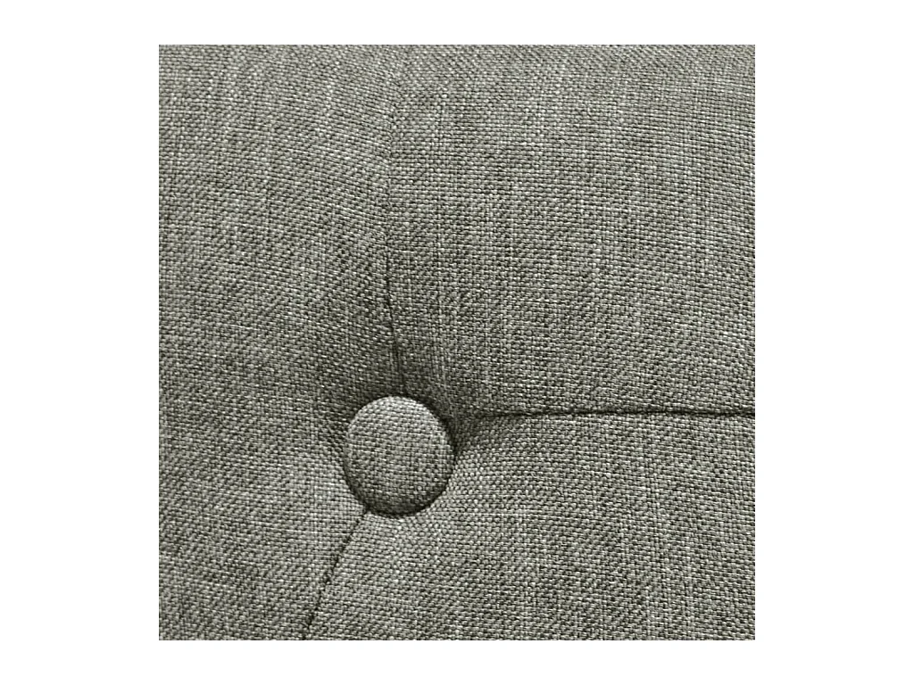 Chaises à manger lot de 4 gris tissu