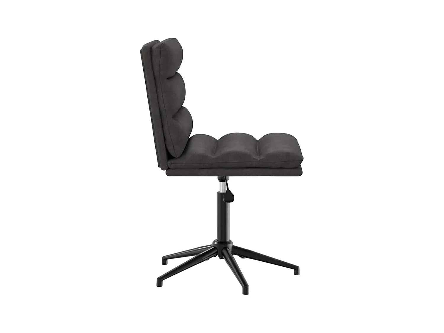 Chaise de salle à manger Noir Similicuir