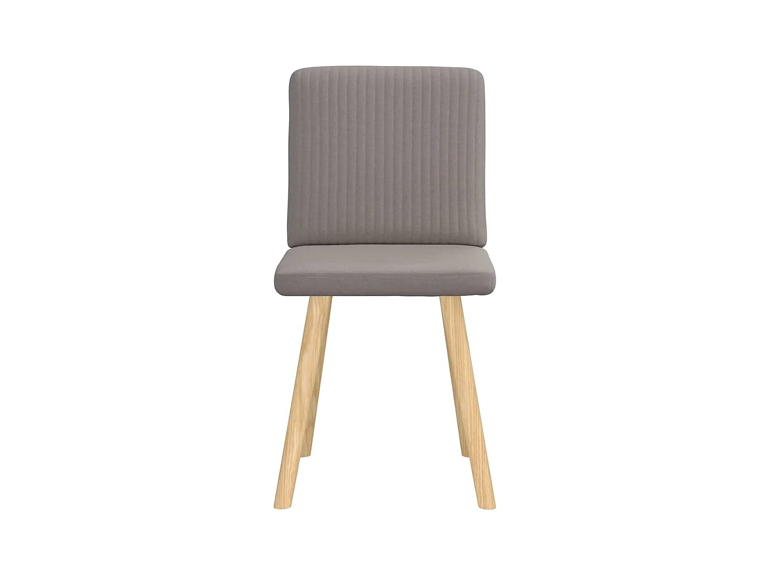 Eetkamerstoelen set van 2 taupe stof