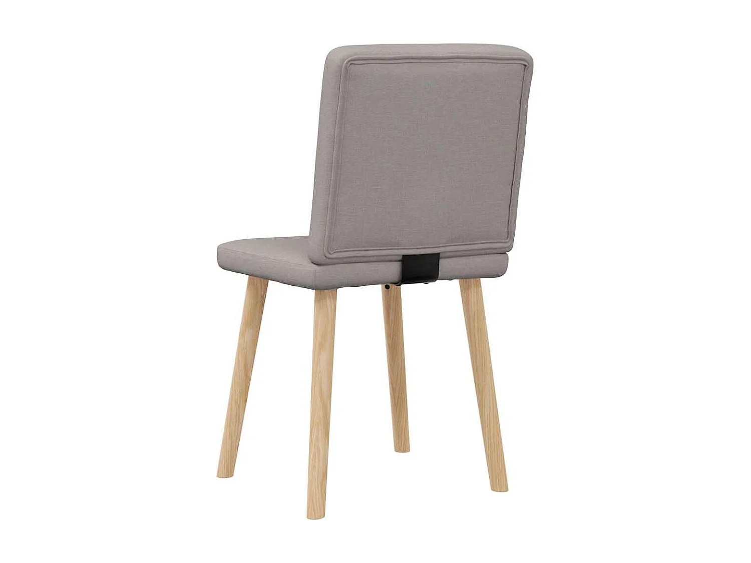 Eetkamerstoelen set van 2 taupe stof