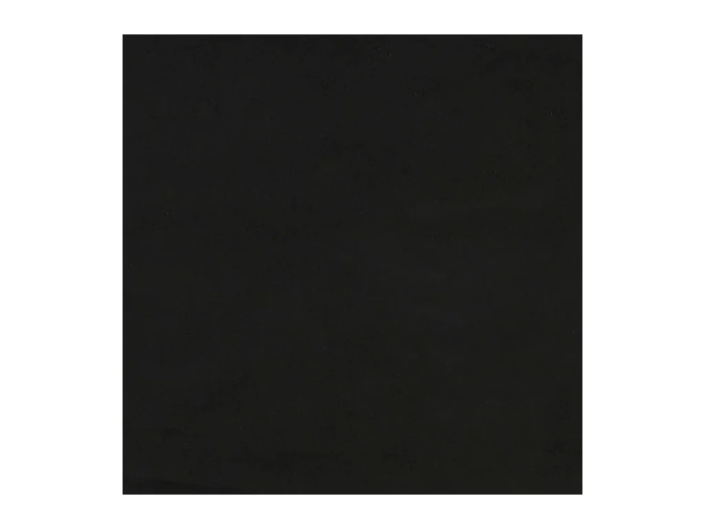 Set van 2 zwarte fluwelen draaibare eetkamerstoelen