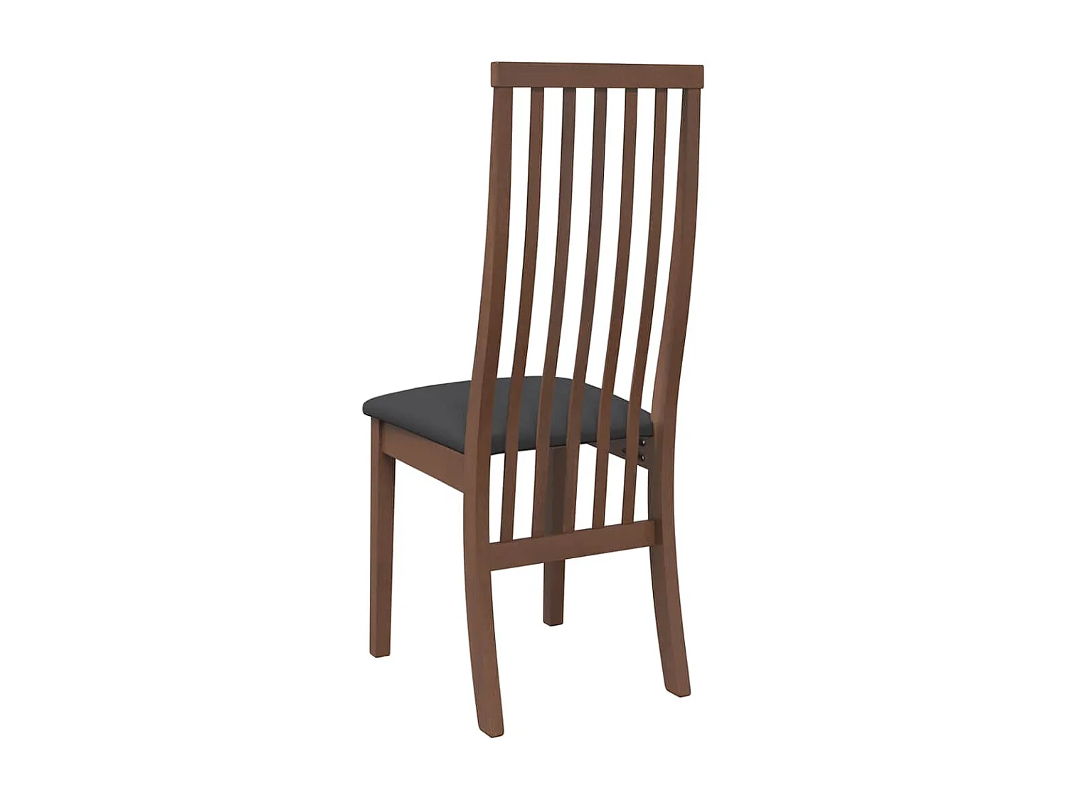 Cojines para sillas de comedor, 2 unidades, madera maciza marrón, caucho