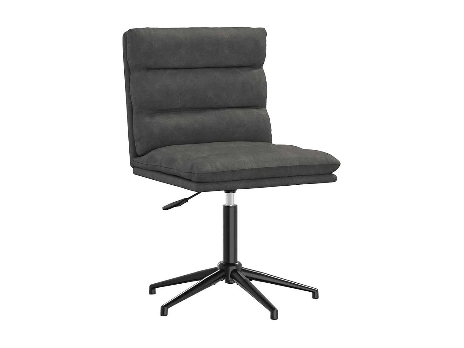 Chaises à manger lot de 2 noir similicuir