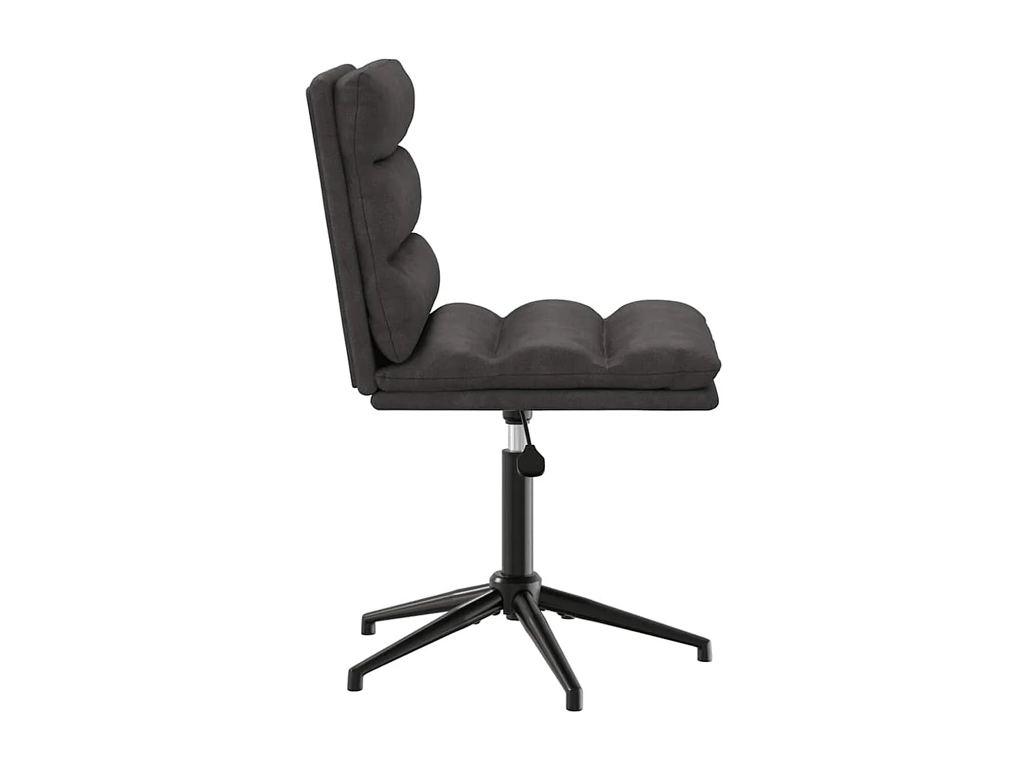 Chaises à manger lot de 2 noir similicuir