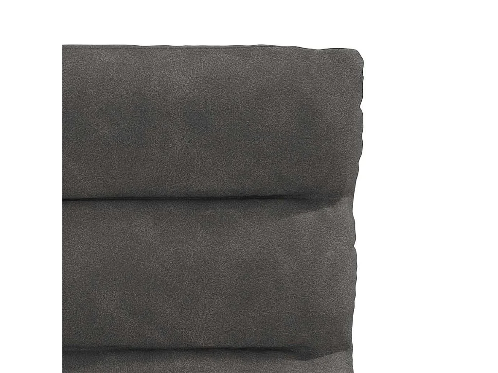 Chaises à manger lot de 2 noir similicuir