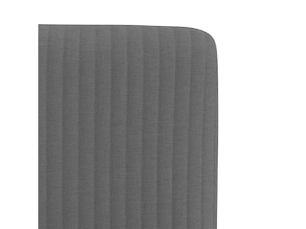 Chaises à manger lot de 2 gris foncé tissu