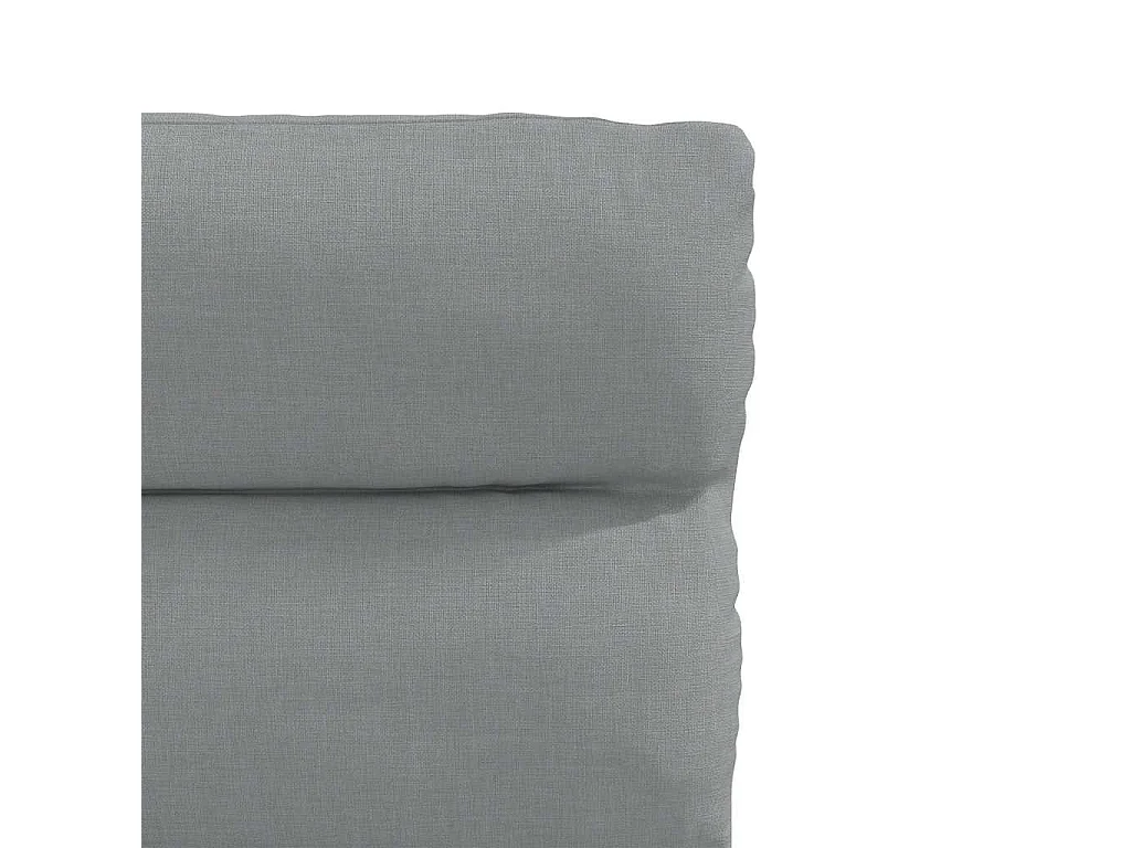 Juego de 6 sillas de comedor de tela gris claro