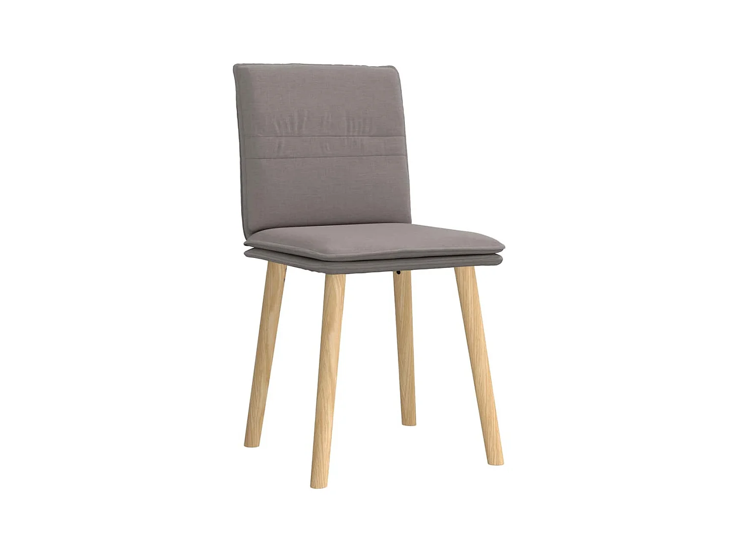 Eetkamerstoelen set van 2 taupe stof
