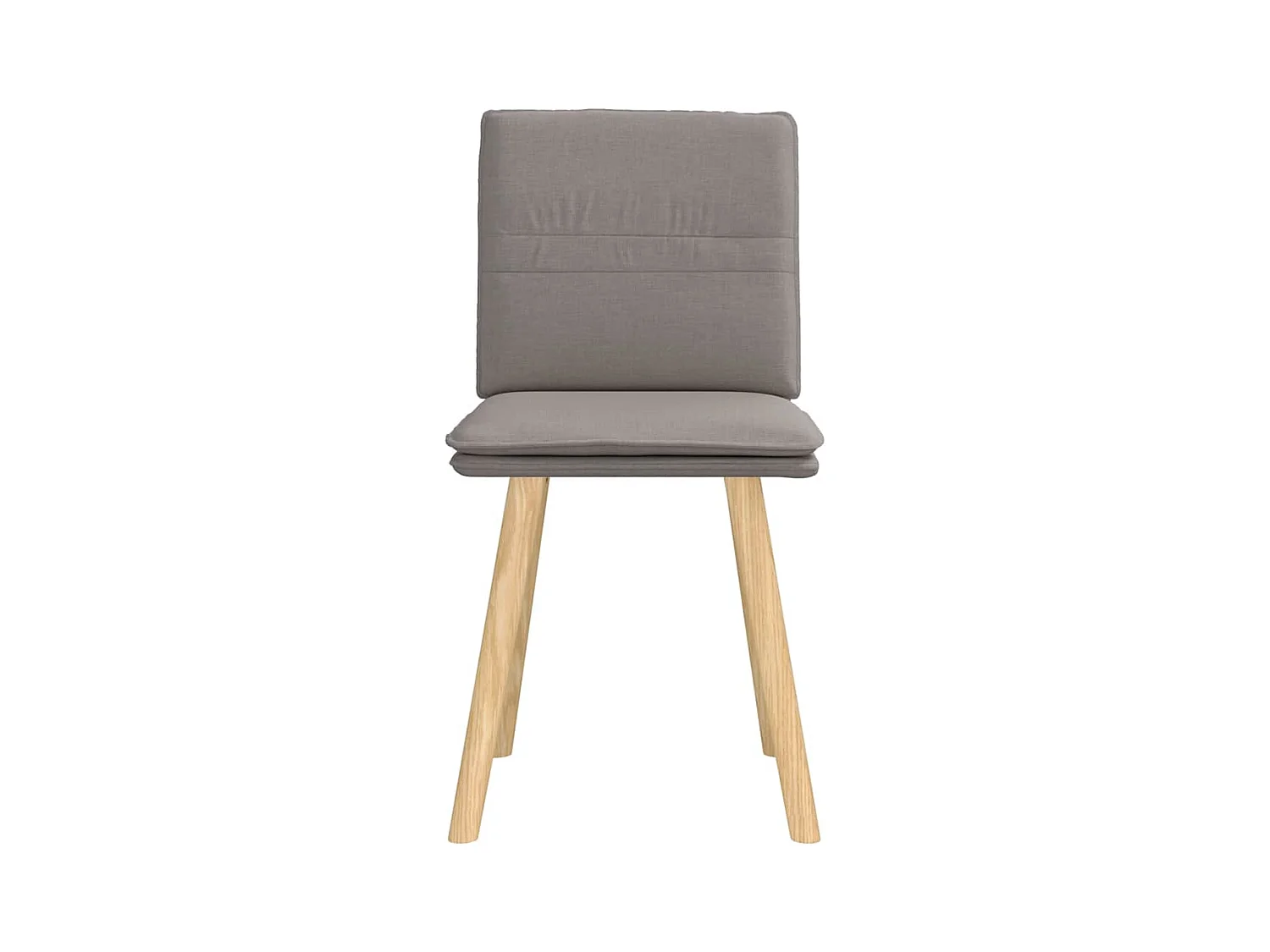 Eetkamerstoelen set van 2 taupe stof