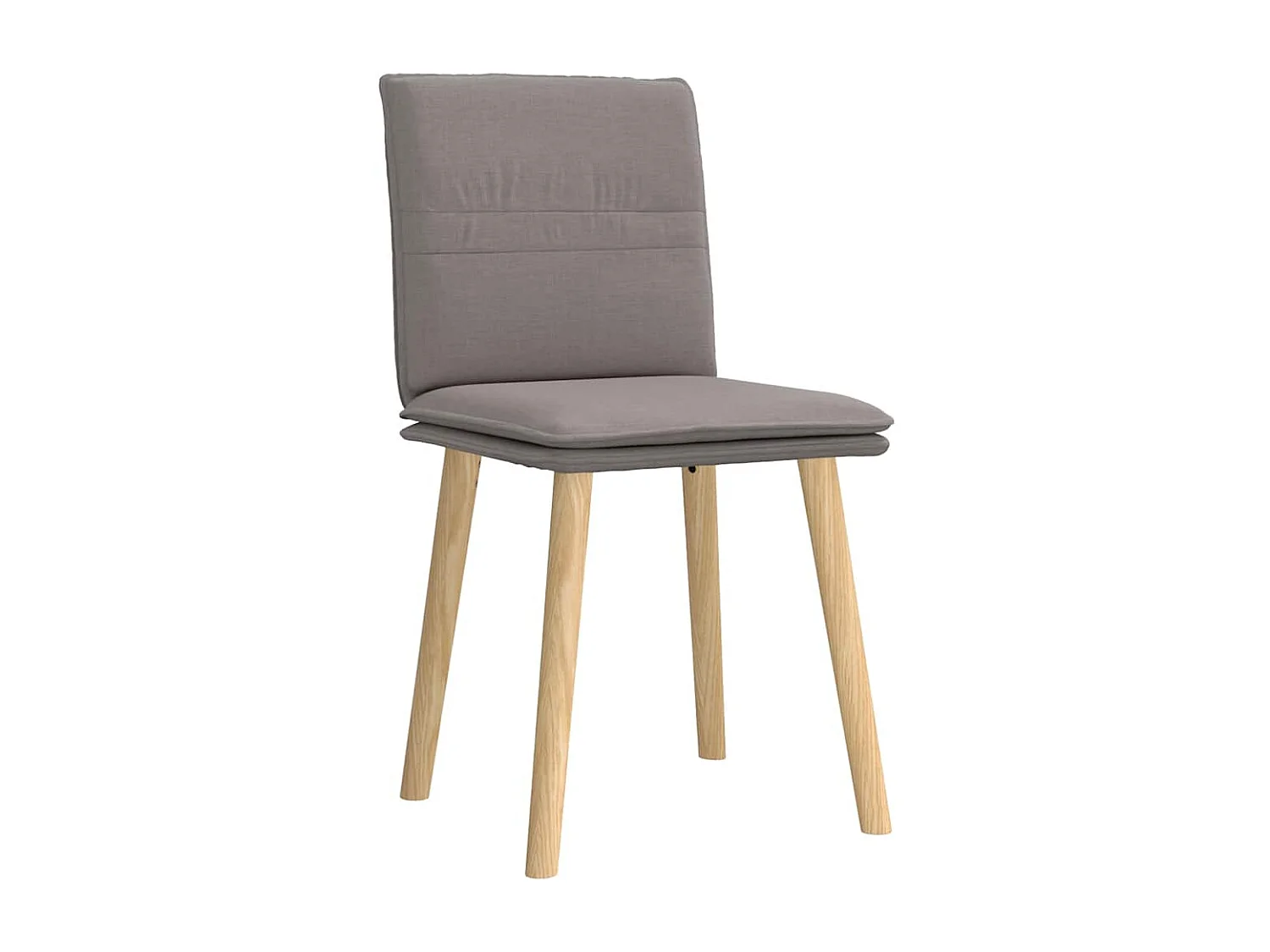 Eetkamerstoelen set van 2 taupe stof