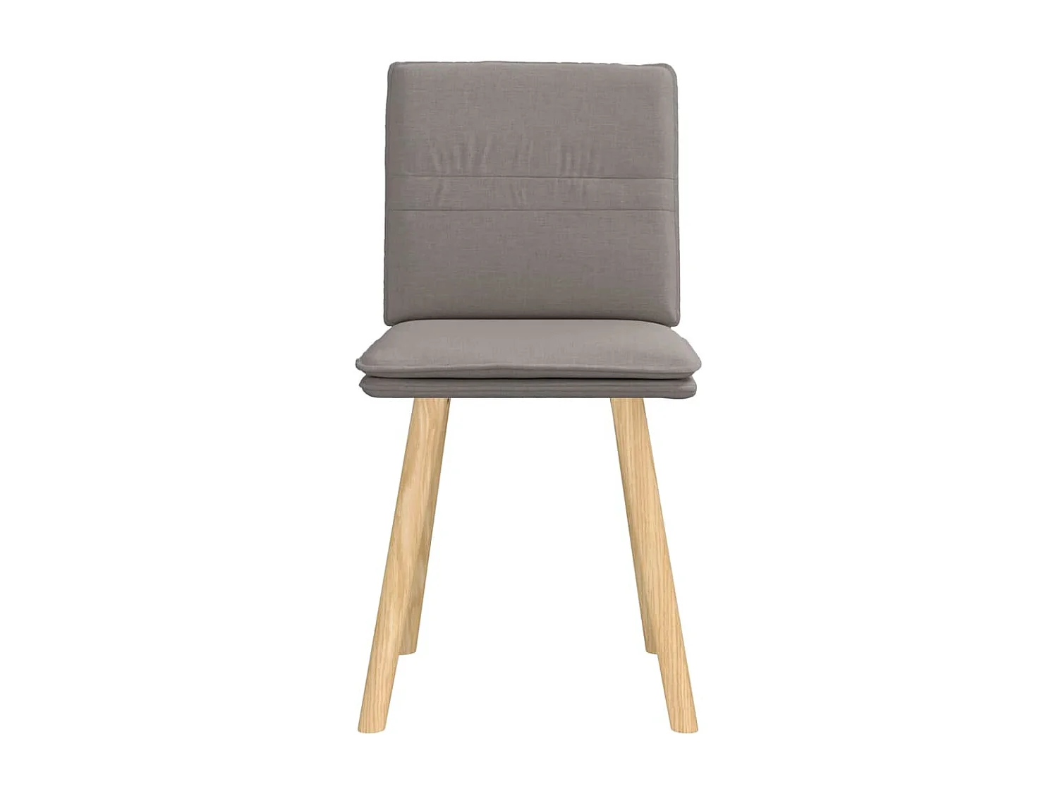 Eetkamerstoelen set van 2 taupe stof