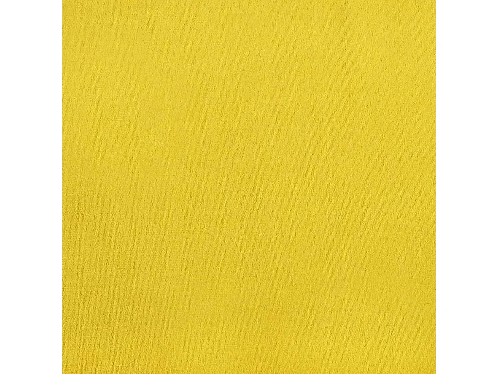 Chaises à manger lot de 4 Jaune moutarde Velours