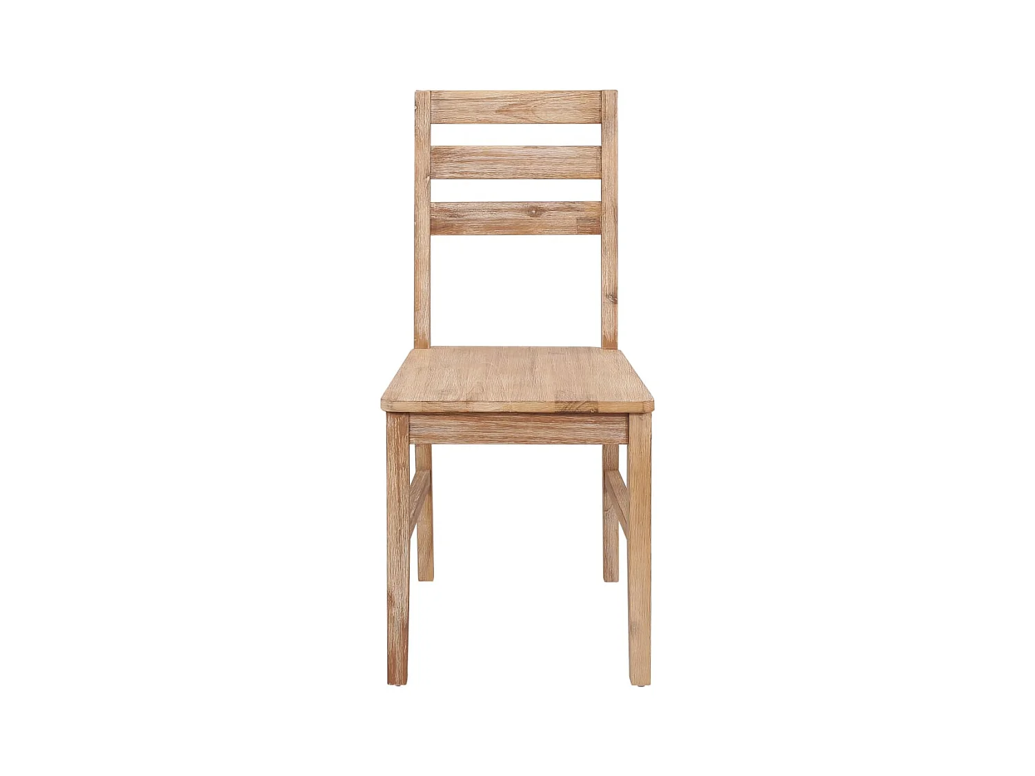Juego de 6 sillas de comedor de madera maciza de acacia