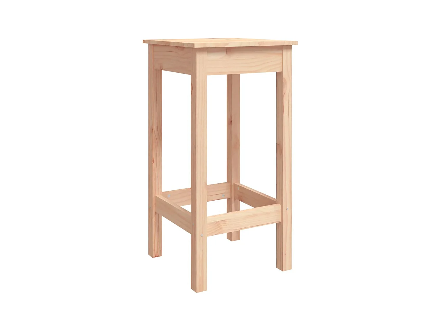 Chaises de bar lot de 2 40x40x78 cm bois de pin solide