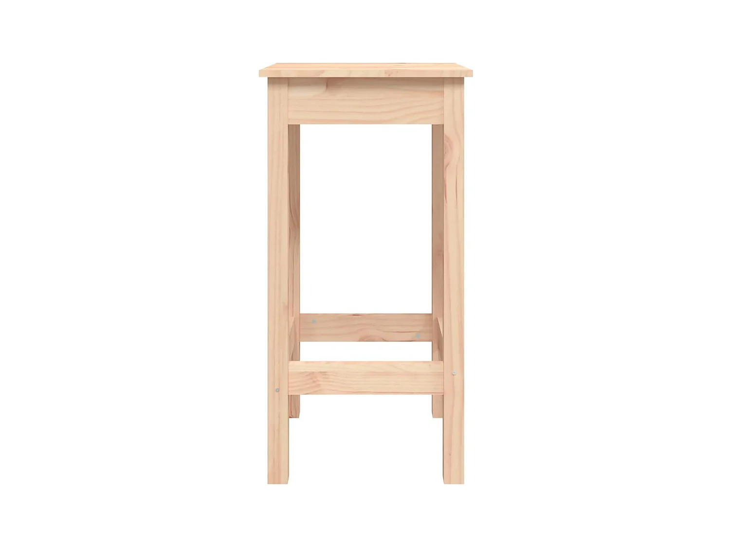 Chaises de bar lot de 2 40x40x78 cm bois de pin solide