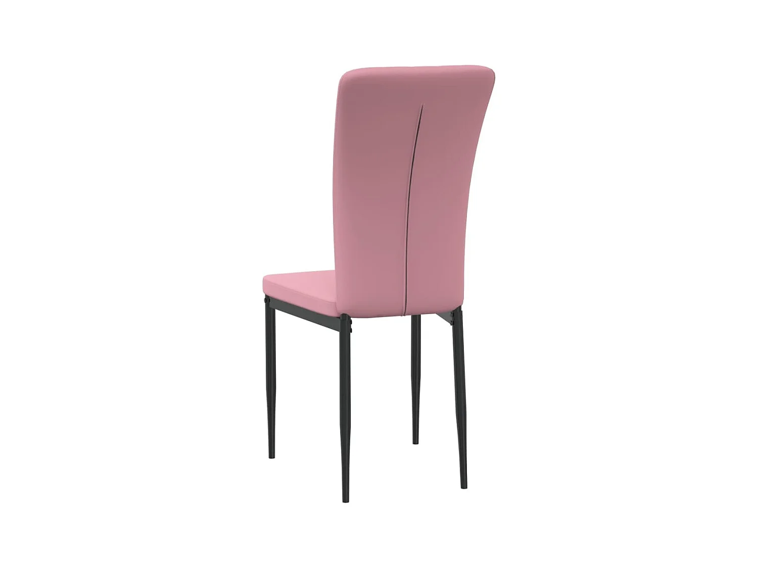 Eetkamerstoelen set van 4 Roze Fluweel