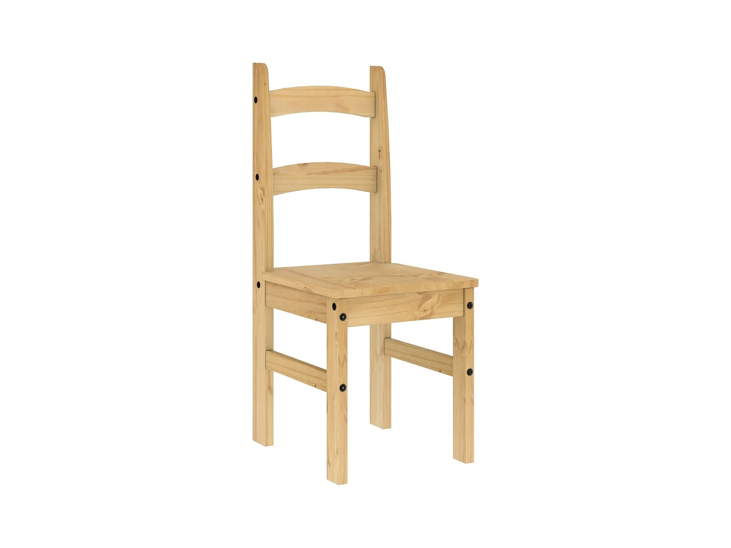 Chaises à manger lot de 2 40x46x99 cm bois massif de pin