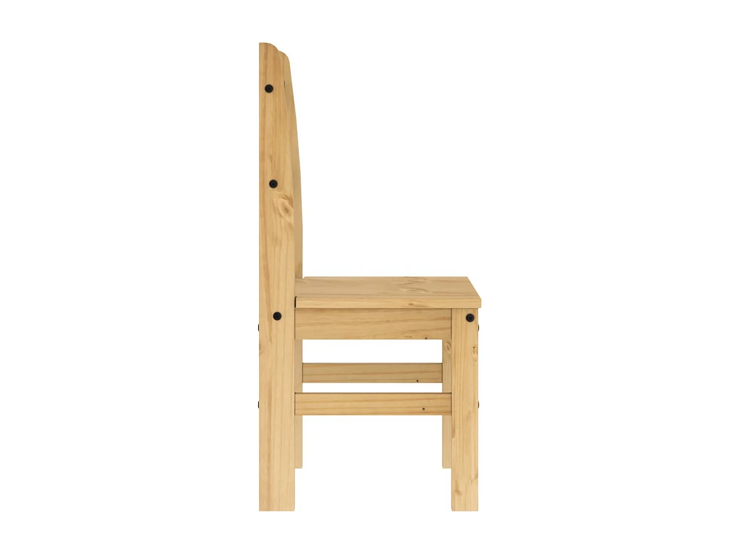 Chaises à manger lot de 2 40x46x99 cm bois massif de pin