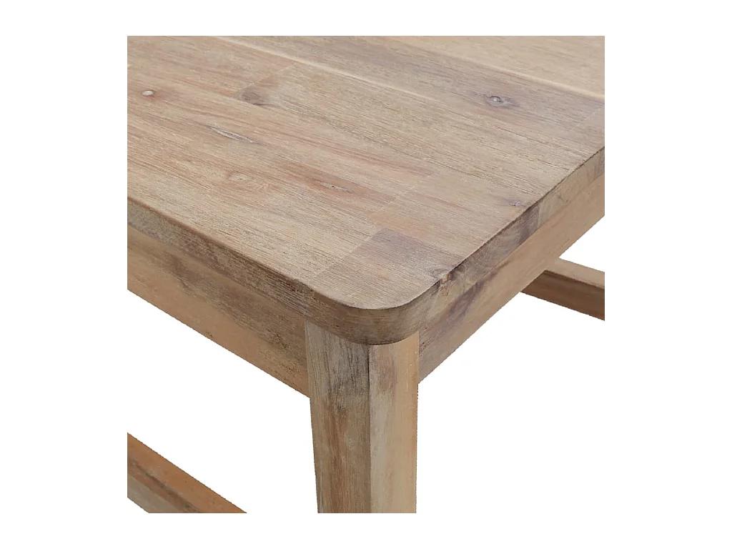 Juego de 4 sillas de comedor de madera maciza de acacia