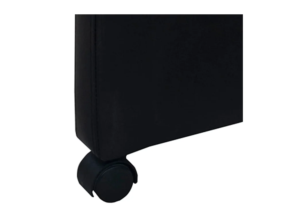 Eetkamerstoelen set van 6 zwart imitatieleer