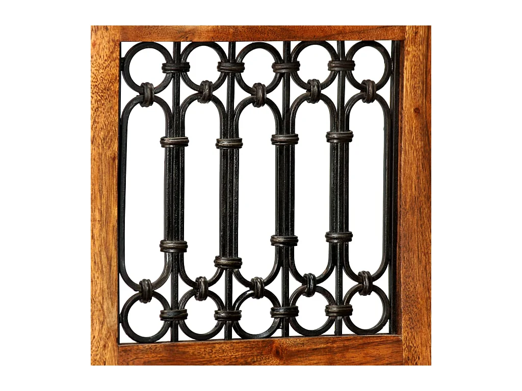 Juego de 6 sillas de comedor de madera maciza clásicas