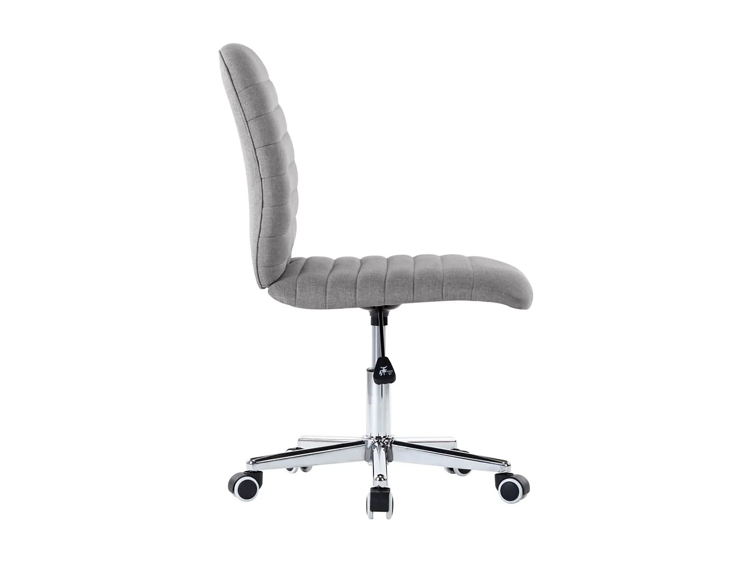 Chaises à manger lot de 2 gris clair tissu